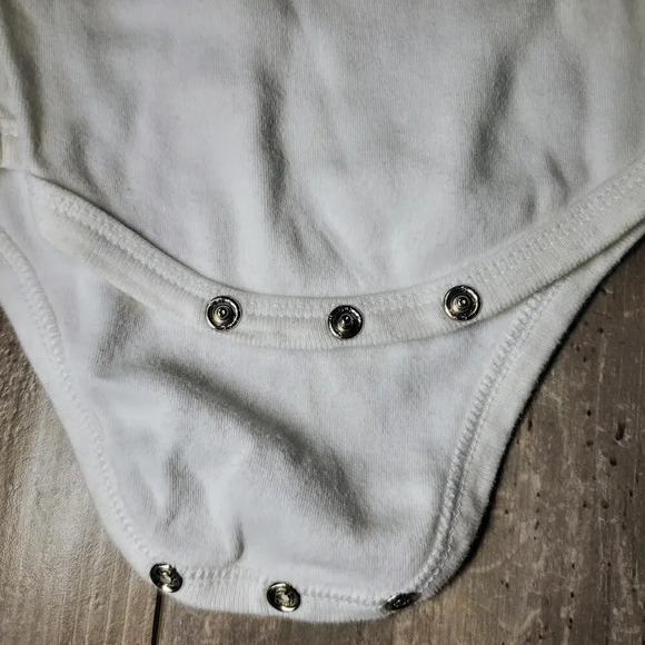 BabyWorks "Sweet Friend" Glittery White and Purple Polka Dot Bunny Top 3-6MOS - Picture 6 of 12